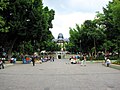 Kiosk and gardens located in the Zócalo.