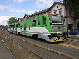 The prototype of the Class 912 control cab in Kladno