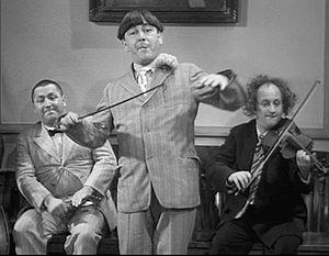 Les trois Stooges, dans le film : Disorder in the Court(1936)