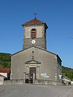 L'église Saint-Maurice côté ouest.