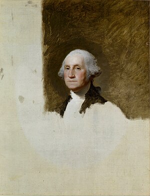 Porträt des George Washington (The Athenaeum Portrait) (Gilbert Stuart)