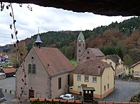 Lutherische Kirche im Ortsteil Graufthal