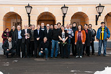 Wikimeetup in Moscow, 2012-03-09. Carboneros in Russia.