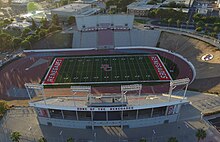 Bakersfield College - Memorial Stadium at dusk