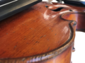 Raised Edges of a François Perrin Violin Top Plate