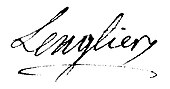 signature de Charles Lenglier