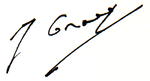 Signature autographe de l’auteur