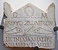 Image 8A 3rd-century funerary stele is among the earliest Christian inscriptions, written in both Greek and Latin. (from Roman Empire)
