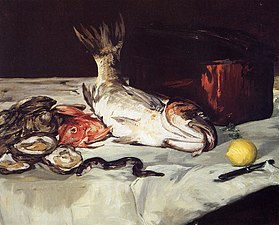 Nature morte au poisson, 1864, Institut d'art de Chicago.