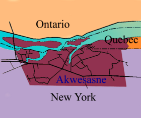 Image illustrative de l’article Akwesasne (territoire)