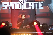 Angerfist bei seinem Auftritt auf der Syndicate 2013