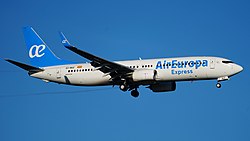 Boeing 737-800 (EC-NUZ) der Air Europa Express