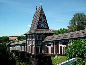 Jurkovič bridge in Nové Město nad Metují, Czech Republic (1910)