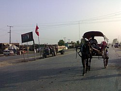 N-5 road in Kandiāro, Pakistan