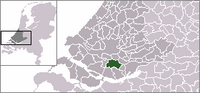 Ligking vaan Binnenmaas in Zuid-Holland (veur 2007)