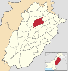 Distretto di Sargodha – Mappa