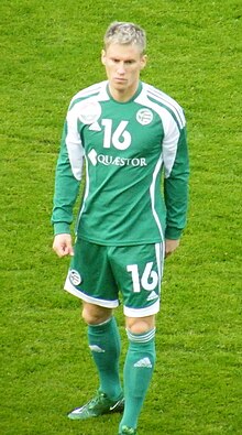 Tarmo Kink 2009. aastal mängimas Győri ETO FC eest