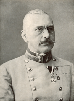 Viktor Freiherr von Dankl altábornagy (E.Schöfer fényképe)