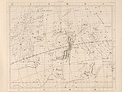 ジョン・フラムスティード『天球図譜 (Atlas coelestis)』(1729) に描かれたかに座。