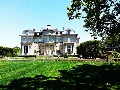 Carolands Chateau: West Façade from the gardens in the Morning Sun 2013