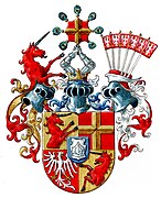 Wappen derer von Harnier Freiherren von Regendorf von 1917