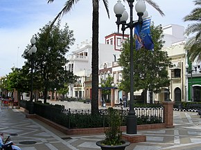 Plaza Flores, no centro de Isla Cristina