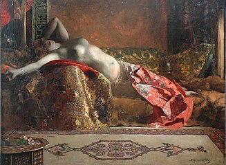 Odalisque allongée (1870), Benjamin-Constant[10]