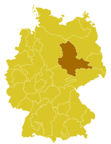 Diecéze magdeburská Bistum Magdeburg (něm.) na mapě