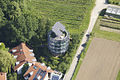 Bird's eye view of the Heliotrope in Freiburg