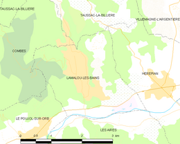 Lamalou-les-Bains - Localizazion