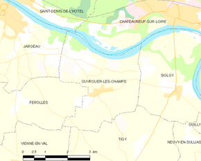 Poziția localității Ouvrouer-les-Champs