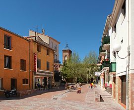 Town centre of Palau-del-Vidre