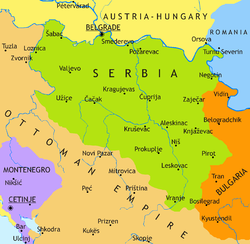 Serbian ruhtinaskunta vuonna 1878