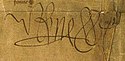 René I's signature