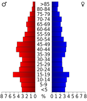 Bevolkingspiramide Scurry County