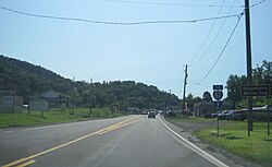 Along northbound US 11