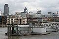 The pier as seen from the South Bank