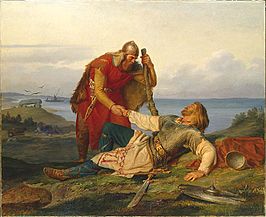 It ôfskied fan Hjalmar fan Örvar-Oddr nei de Slach by Samsø. (1866)