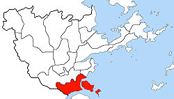 琯头镇在连江县的位置