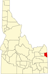 Contea di Teton – Mappa