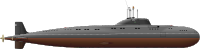 One of several new Soviet submarine classes entering service in 1967, the Project 671 was among the first mainline Soviet submarine classes to replace the fish-tail with the more torpedo-like shape that has become as a sign of emphasis on underwater performance.