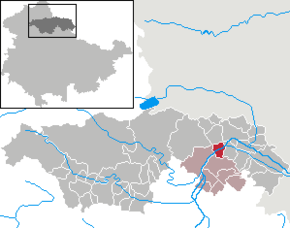 Poziția localității Bretleben