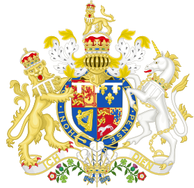 1751年から1760年まで、プリンス・オブ・ウェールズとしての紋章