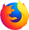 Логотип, що використовується в Firefox 57 і пізніших версіях з 14 листопада 2017