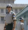 2007年，在共同警備區執勤的韓國憲兵。