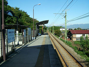 車站月台（2008年10月28日）