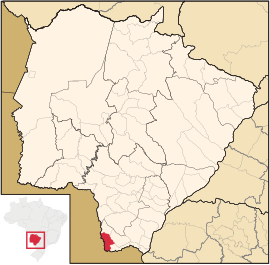Lage von Paranhos in Mato Grosso do Sul