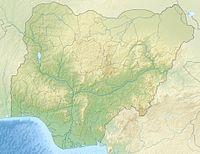 나이지리아에서의 차드호의 위치