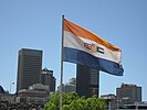 South Africa's former flag at the Castle of Good Hope in 2006