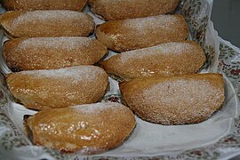 Pasteles de boniato, spécialité valencienne.